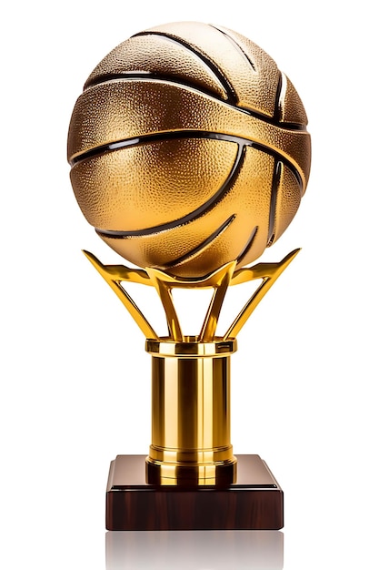 Баскетбольный трофей, трофей, спортивная награда, приз победителя, концепция празднования чемпионов