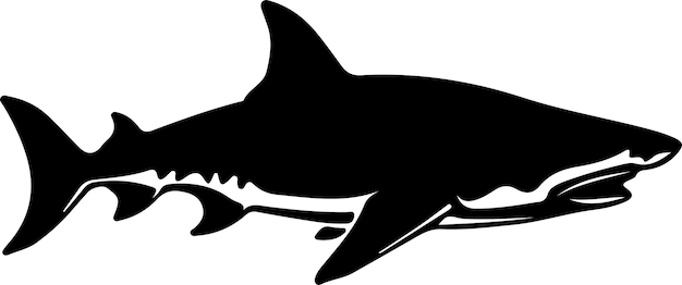 baskingshark silhouette