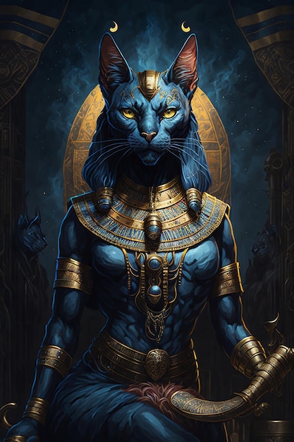 Bastet van de Egyptische kattengodin