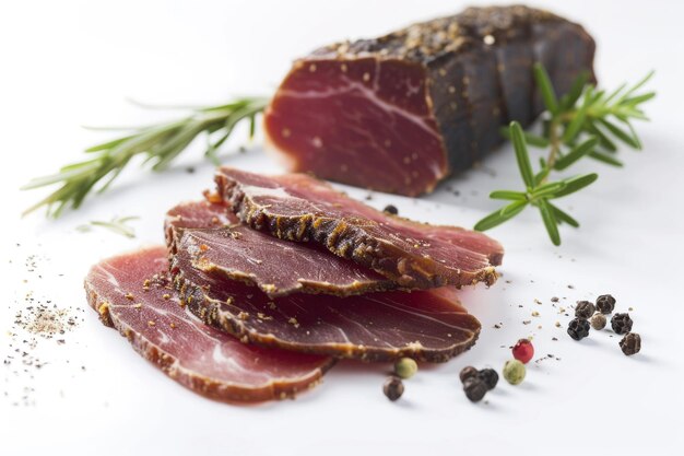 Photo basturma the delightful cured meat of armenian origin