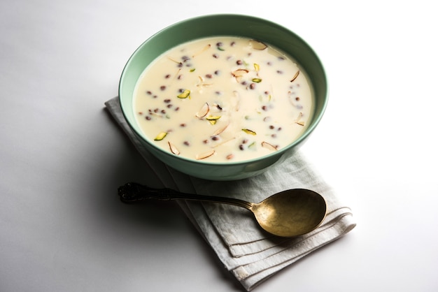 Basundi or Rabri or Rabdi - is a dessert made of condensed  milk and dry fruits