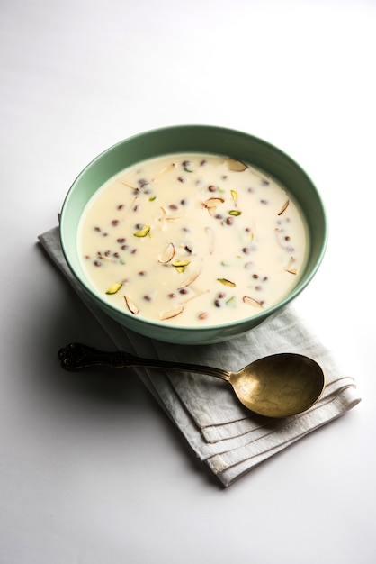 Basundi or Rabri or Rabdi - is a dessert made of condensed  milk and dry fruits