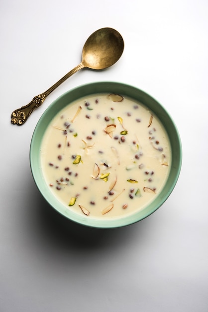 Basundi or Rabri or Rabdi - is a dessert made of condensed  milk and dry fruits