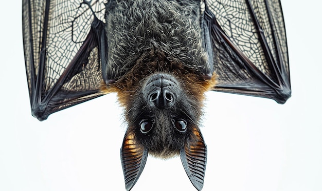 Foto un pipistrello con la parola pipistrello sopra