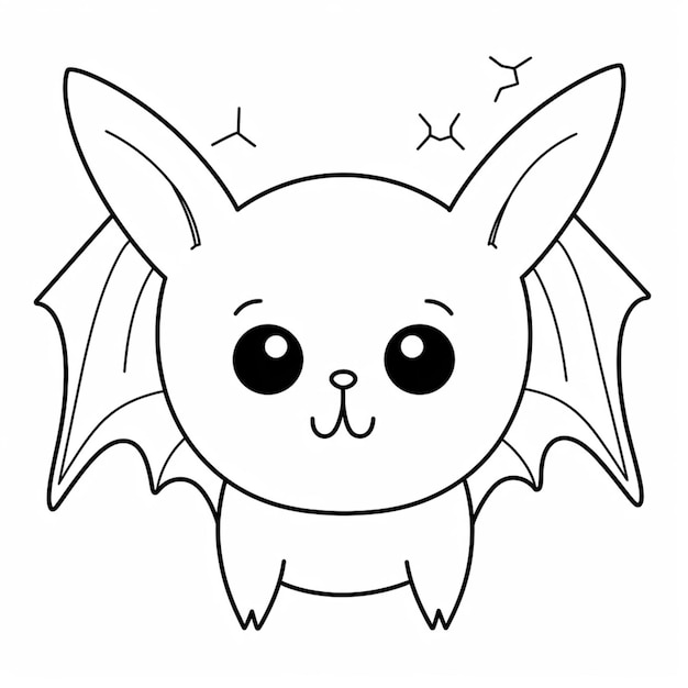 A bat with wings on its head