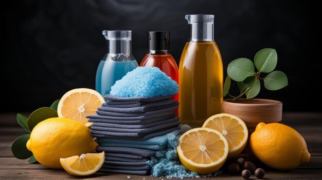 Bath and body products with citrus fruits