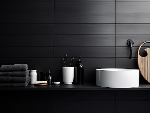 Bathroom ceramic sink basin or wash basin and fauce Generative AI