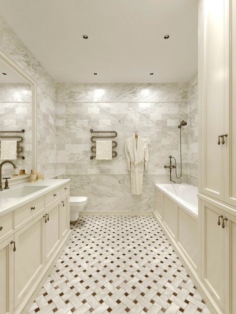 Bathroom classic style