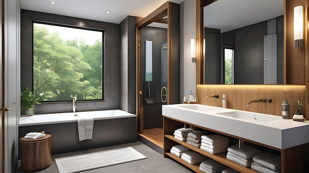 Photo bathroom interior modern