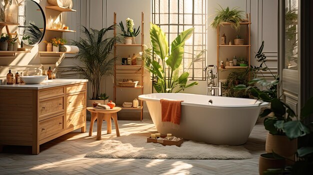 Bathroom Interior Photo Real Estate Design Generative AI