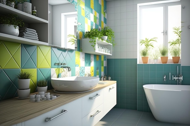 Bathroom mix and match favorable viewpoint