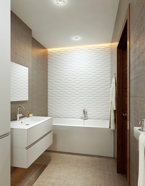 Bathroom in modern style