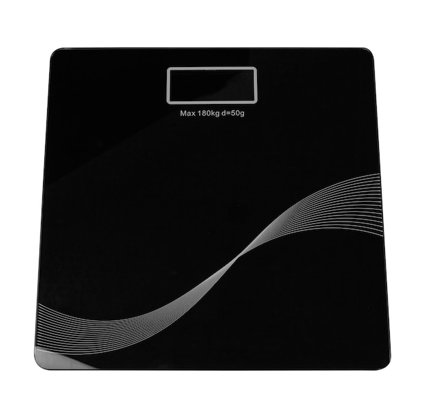 Premium Photo Bathroom scale isolated