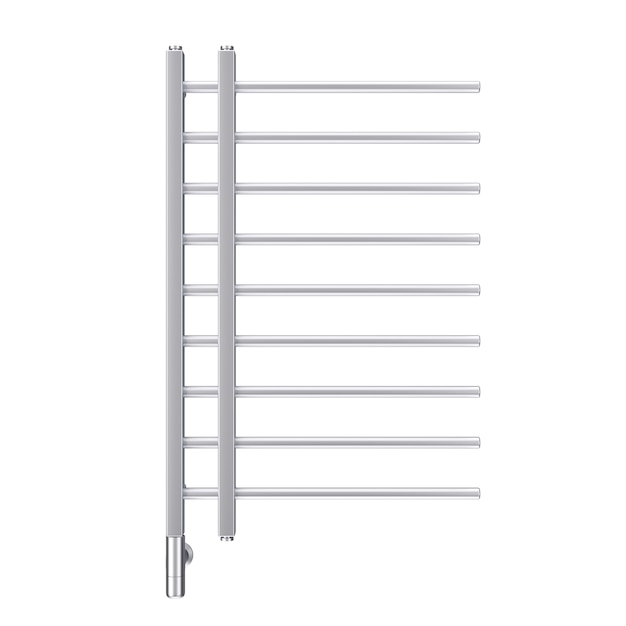 Bathroom Towel Heater Warmer Rail on a white background. 3d Rendering