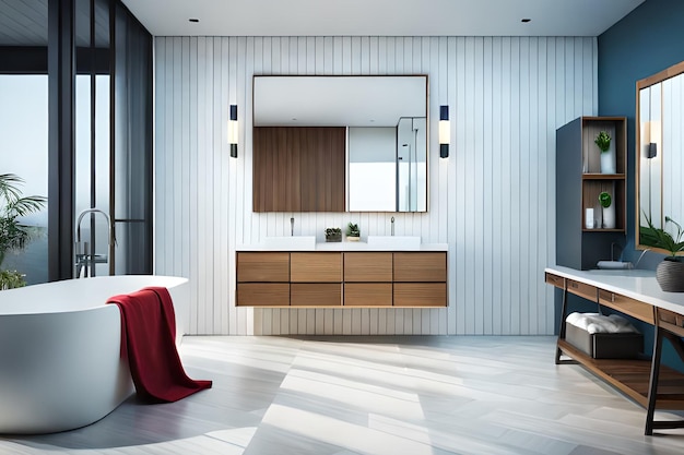 A bathroom with a white sink and a mirror that says'the word on it