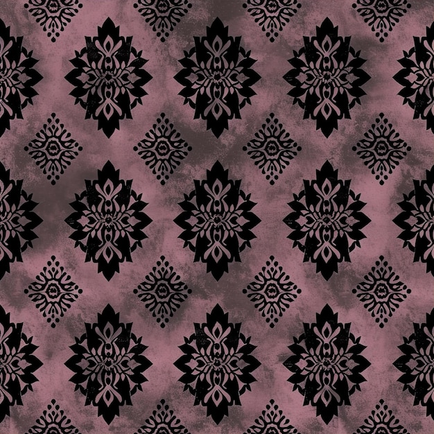 Batik style textile background