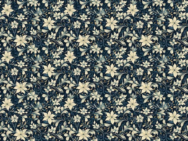Batik traditional textured seamless pattern