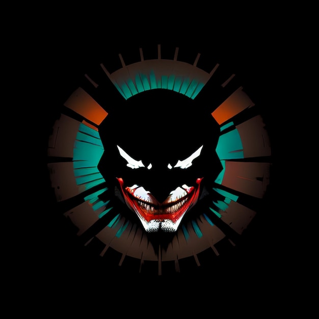 Premium AI Image  The joker batman face wallpapers and images