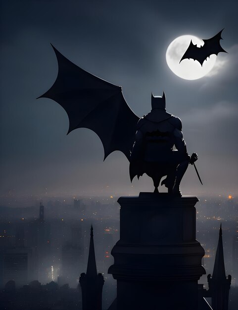 4K AI-Generated Batman Wallpaper for Your Phone