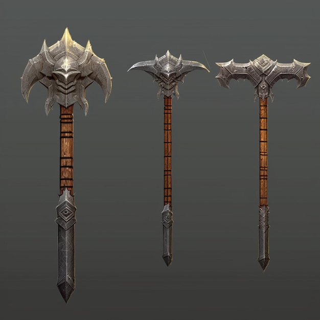 A battel axe 3d modal