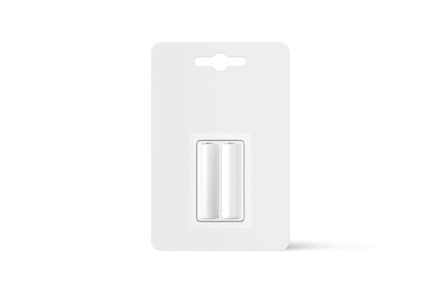 Batterijbeeld op geïsoleerde witte achtergrond Batterij 3D Render Batterijfoto's Batterij 3D-model
