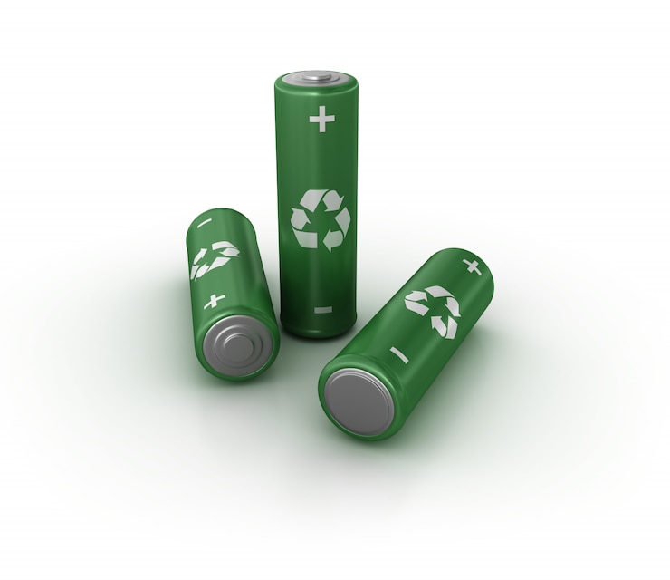 Foto batterijen recyclen