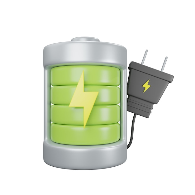 Photo battery 3d icon