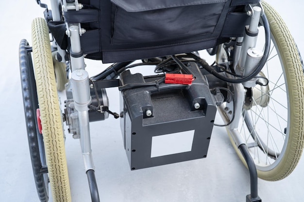 Battery of electric wheelchair for patient or people with disability people