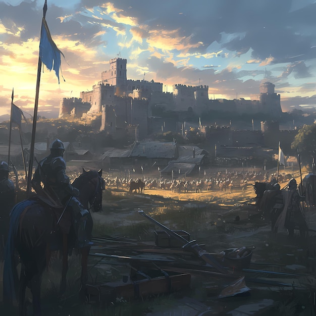 Битва за цитадель - средневековое завоевание