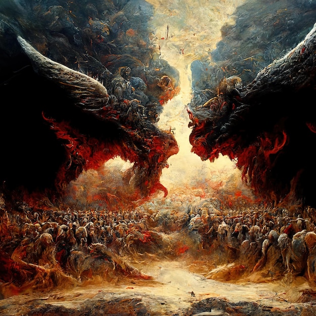 Battle of heaven and hell