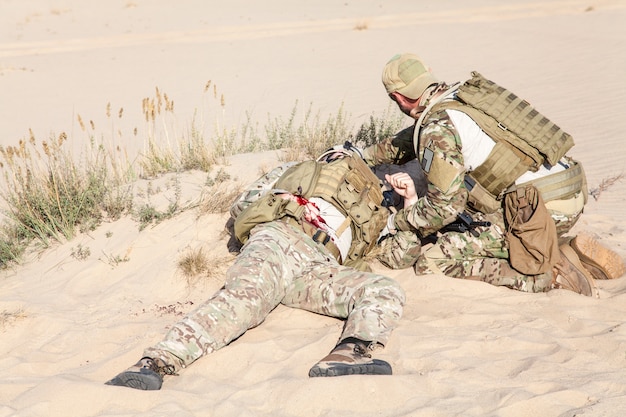 Battlefield medicine in the desert