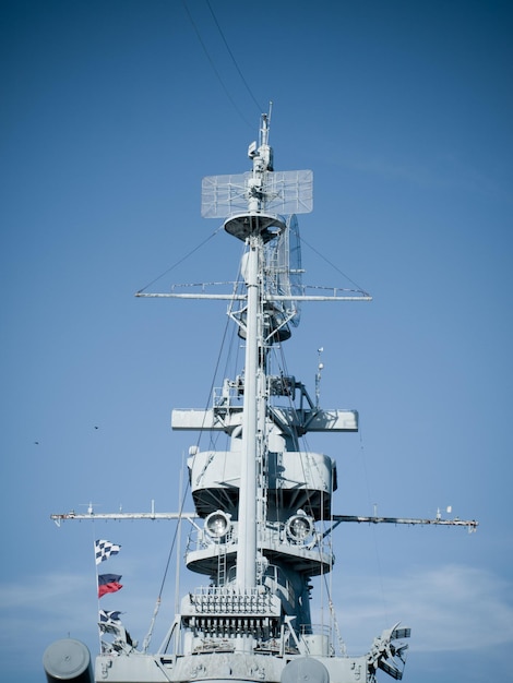 Battleship of US Navy at the museum in Mobile, AL.