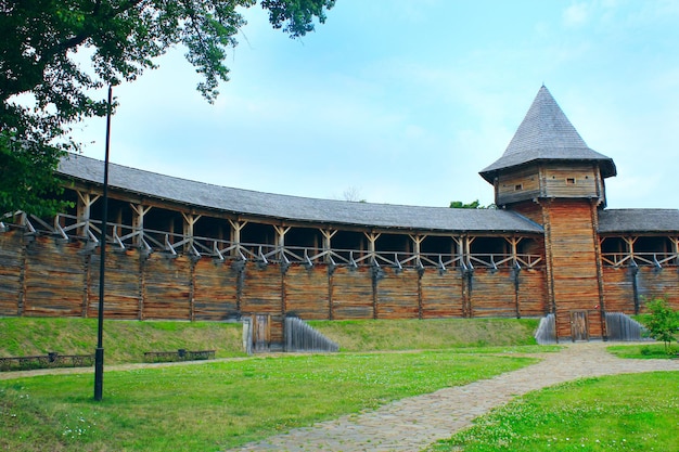 Baturyn citadel ancient slavonic architecture of fortress