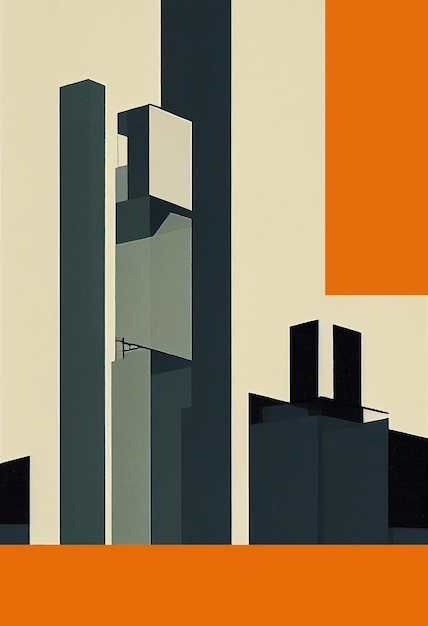 Bauhaus Vintage Poster for Art Print and Wall Art