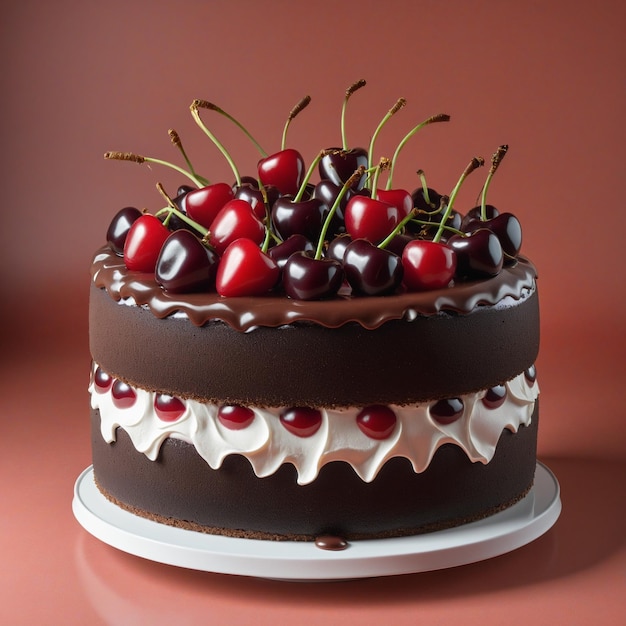 Bavarian Black Forest Cake Keywords bavarian black forest cherry dessert german traditional cake