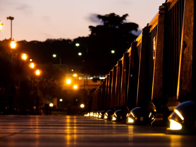 Bay avenue at evening
