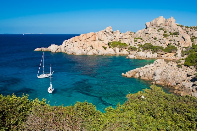 The Bay of Cala Spinosa in Sardinia