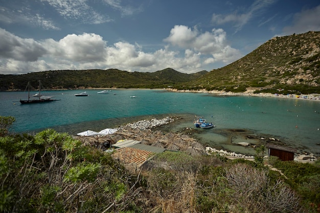 The bay in the middle of nature