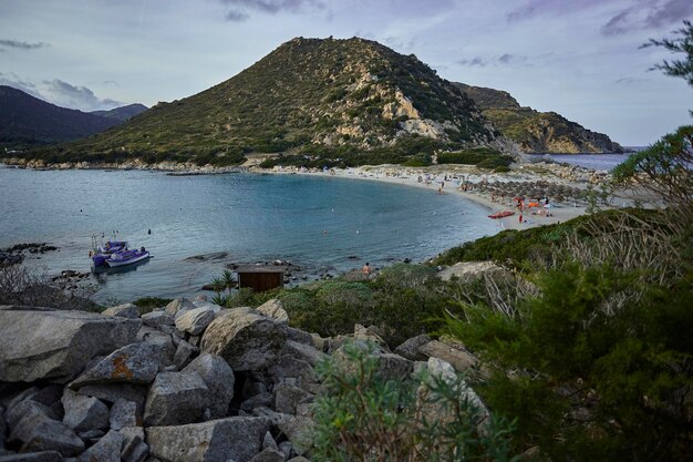 The bay of Punta Molentis