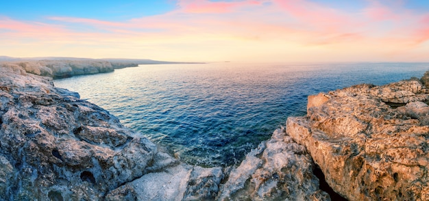 Bay with turquoise water at Cape Akamas