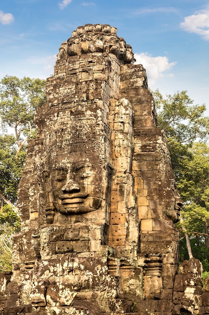 Bayon tempel in Angkor Wat in Siem Reap, Cambodja