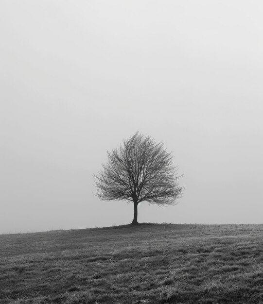 BBare Tree in a Field