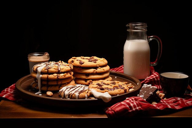 BBQ Burgers with Cookie and Milk