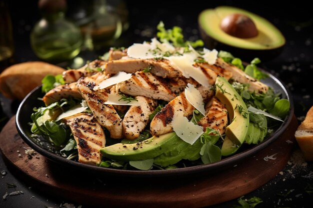 BBQ Chicken Caesar Salad