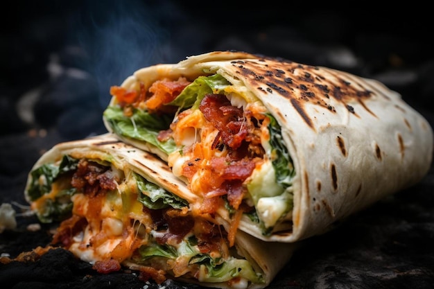 BBQ gegrilde Caesar Wrap