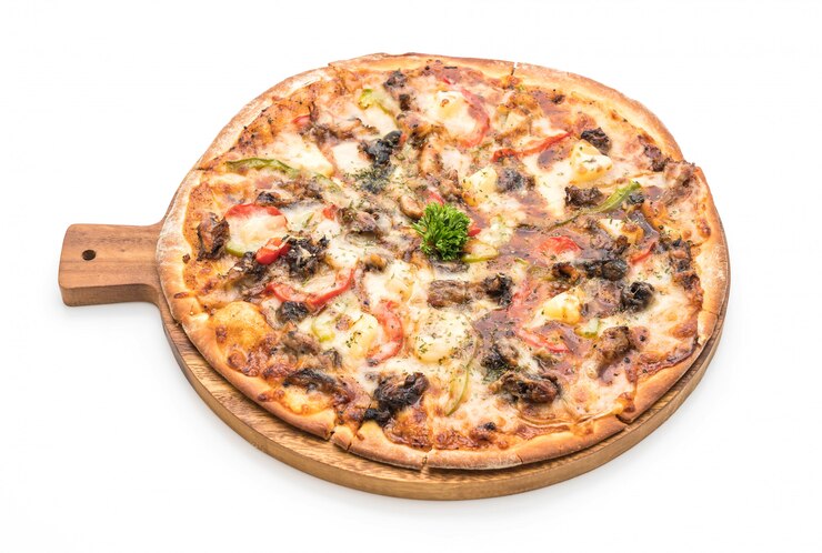 bbq pork pizza