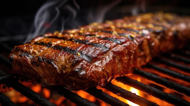 BBQ Steak Background