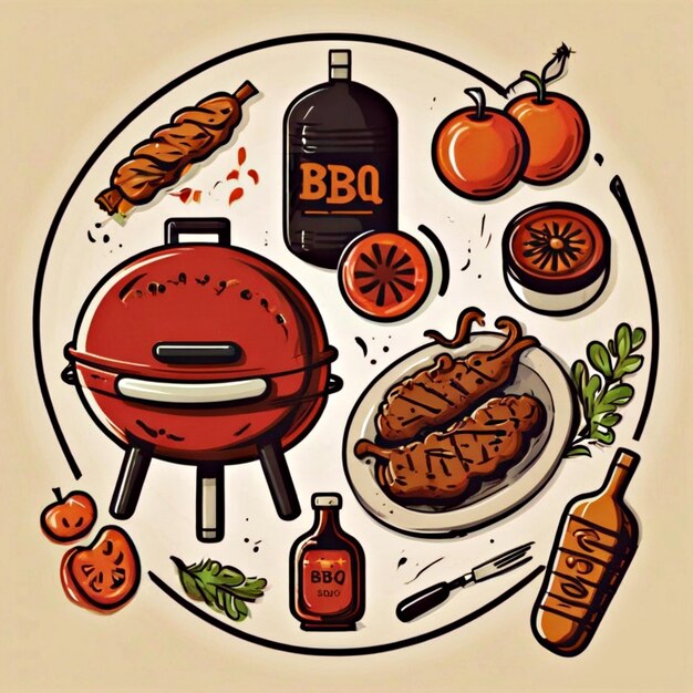 Photo bbq vectors