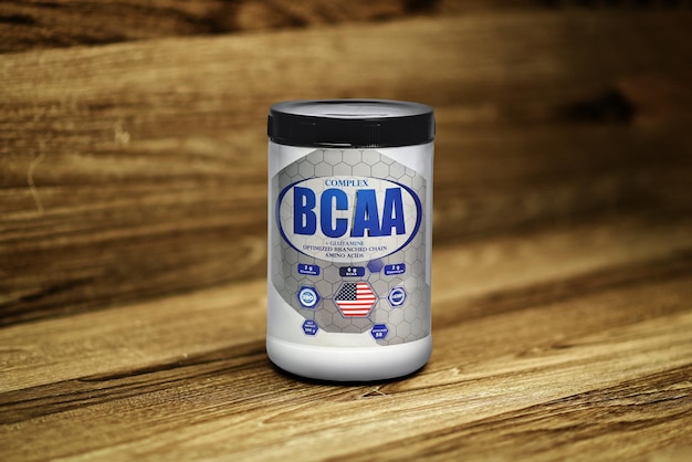 BCAA POWDER fles bodybuilding supplement Eiwitpoeder GYM supplementen