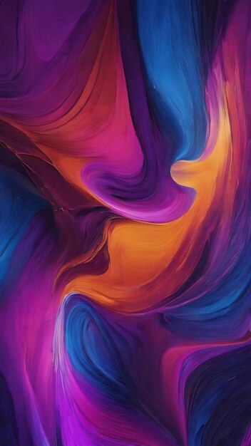 Be awed by the cool color schemes blue lighting and violet backgrounds in abstract art